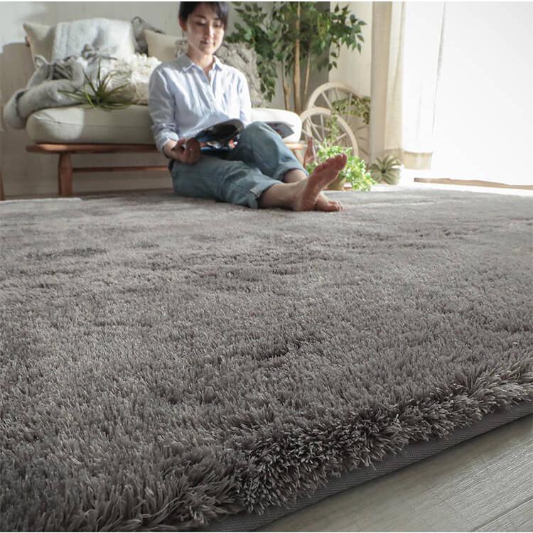グラムスタイル ラグ カーペット シャギー 洗える 4畳 190×290 グラムスタイル ラグ カーペット シャギー 洗える 4畳 190×290