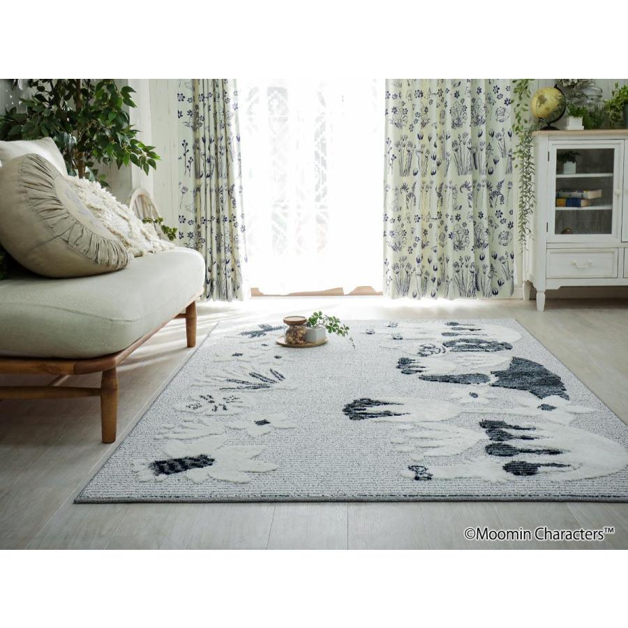 MOOMIN ムーミン ラグ カーペット い草 約130×195cm ラグ・カーペット