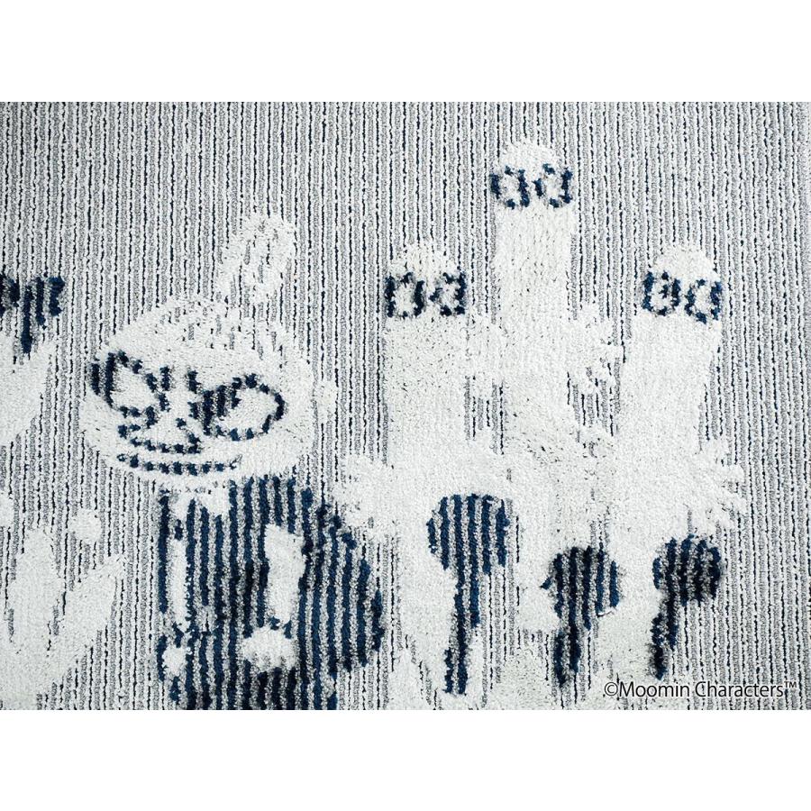 MOOMIN（ムーミン） ラグ フラワー 1.5畳 130×185cm 防ダニ ホット