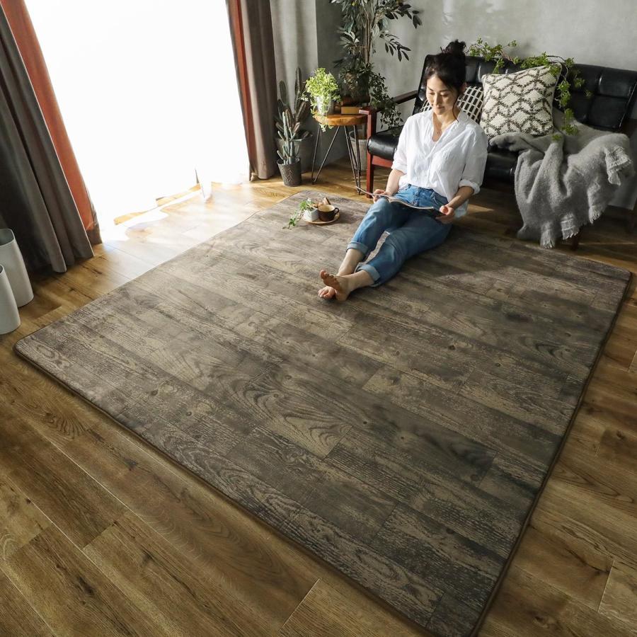 グラムスタイル ラグ カーペット ラグマット 洗える 2畳 190×190 厚手