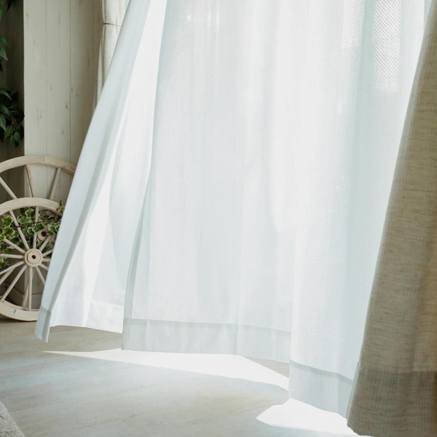 レースカーテン ミラー オーダー 1枚 uvカット 遮熱 断熱 日本製 カーテン レース ミラーレースカーテン フィッテ 片開き | グラムスタイル | 14