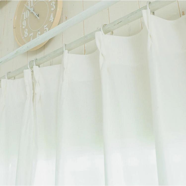 グラムスタイル レースカーテン 1枚 ミラー オ ーダー リネン混 天然