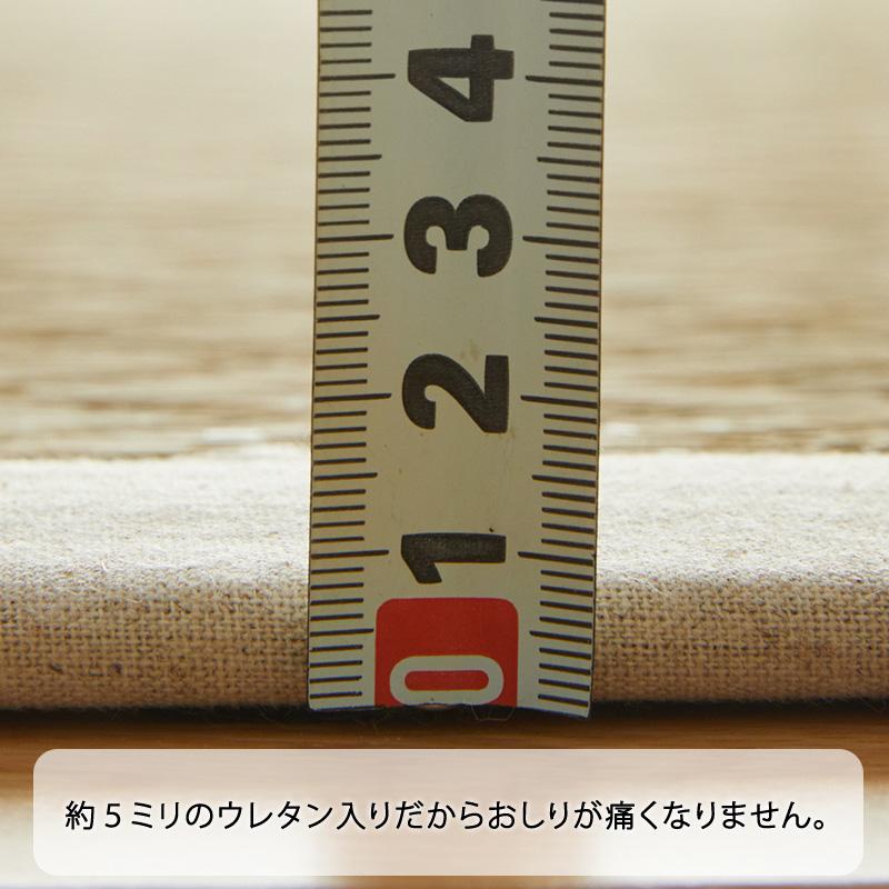 グラムスタイル い草ラグ 3畳 191×240 ふっくら ウレタン入り 井草ラグ