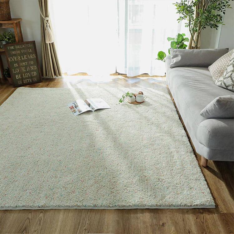 ラグ ラグマット おしゃれ 北欧 シャギーラグ 可愛い 1 5畳 マイクロファイバー ネップ カラフル 滑り止め オールシーズン 長方形 ポップ 約130x190cm ラグ カーテン専門店 ラグリー 通販 Yahoo ショッピング