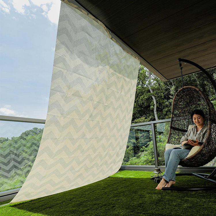 サンシェード 日よけ シェード カーテン 遮光 おしゃれ 北欧 スクリーン 目隠し 紫外対策 日除け バルコニー ベランダ オーニング 日除けbタイプ 約180x180cm ラグ カーテン専門店 ラグリー 通販 Yahoo ショッピング