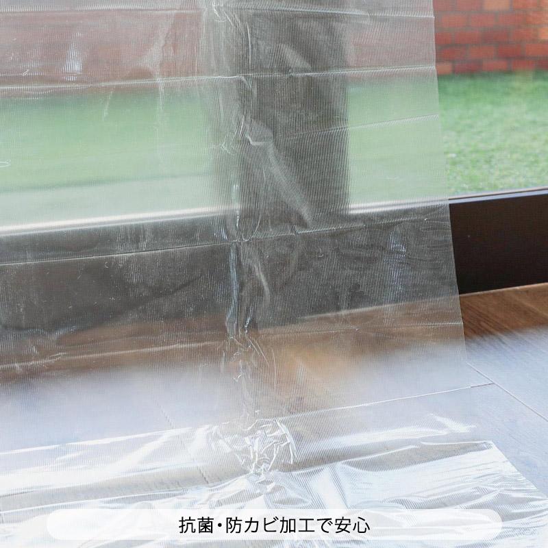 断熱カーテンライナー 採光 100×225cm 2枚入 後付け フリーカット 窓 防寒 断熱 遮熱 節電 UVカット 省エネ / カーテンライナー 採光タイプ クリア | グラムスタイル | 07