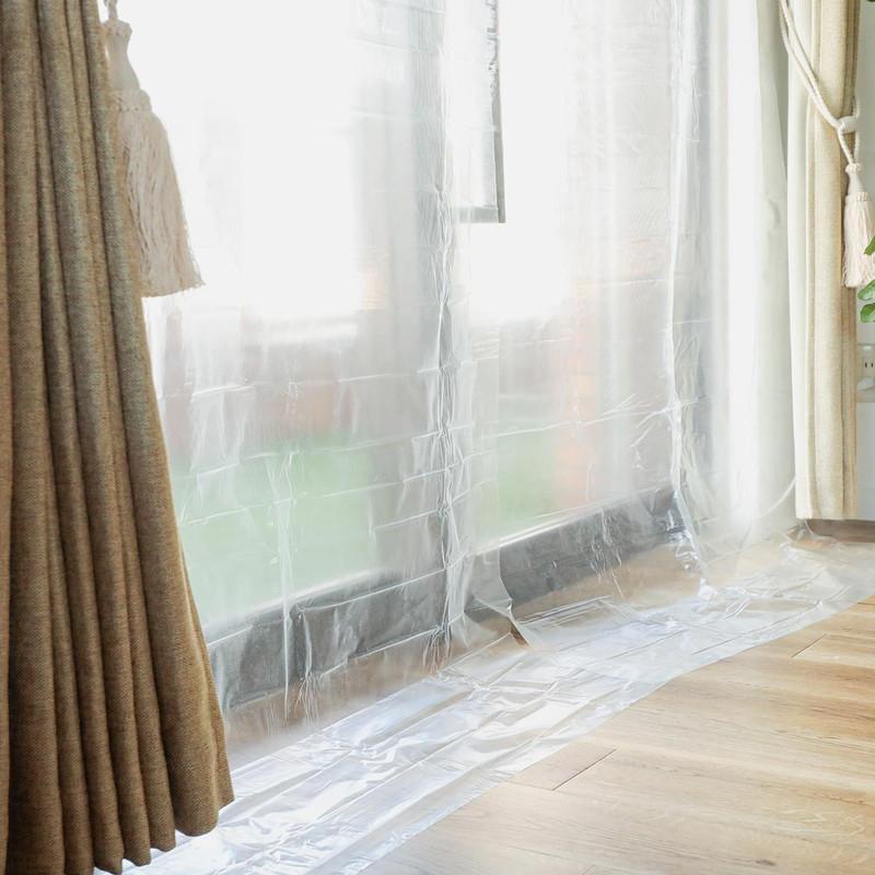 断熱カーテンライナー 採光 150×225cm 2枚入 後付け フリーカット 窓 防寒 断熱 遮熱 節電 UVカット 省エネ / カーテンライナー 採光タイプ クリア | グラムスタイル | 01