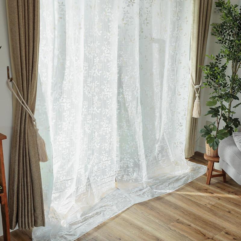 断熱カーテンライナー レース 100×225cm 2枚入 後付け フリーカット 窓 防寒 断熱 遮熱 節電 UVカット 省エネ / カーテンライナー レースタイプ | グラムスタイル | 01