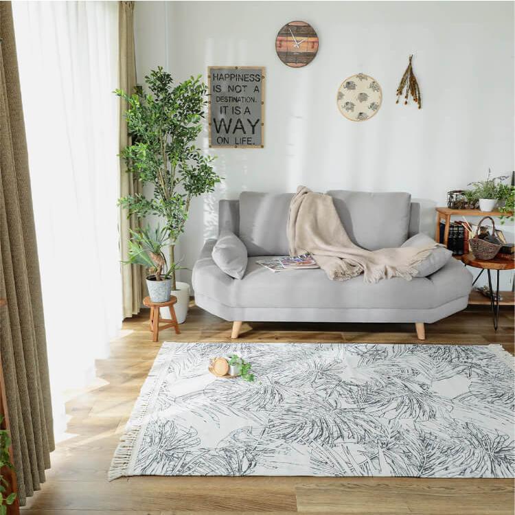 ラグ おしゃれ 洗えるキャンプ ピクニック レジャーシート グランピング 屋外 屋内 長方形 2畳 アウトドアラグ ワンダーズ 約130x190cm ラグ カーテン専門店 ラグリー 通販 Yahoo ショッピング