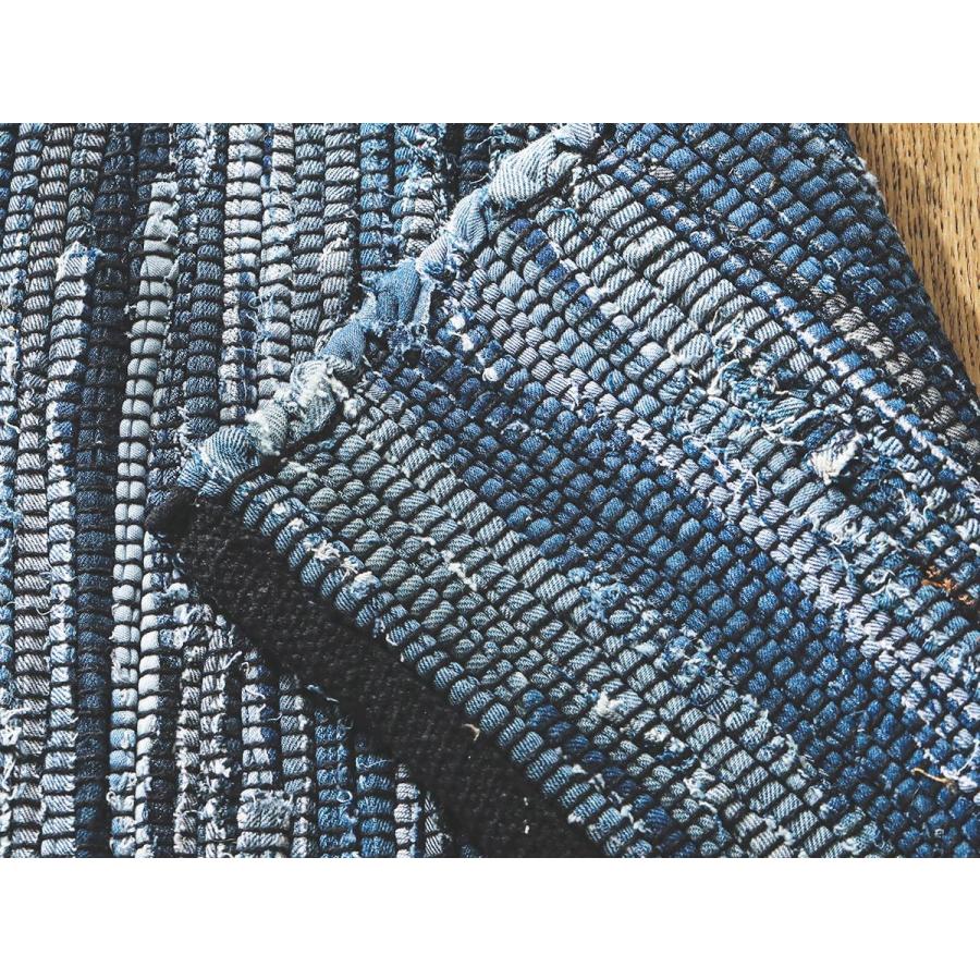 キッチンマット 台所マット ロング おしゃれ 北欧 デニム ヴィンテージ ジーンズ ビンテージ 西海岸 アンティーク / メーア 45×120cm | グラムスタイル | 14