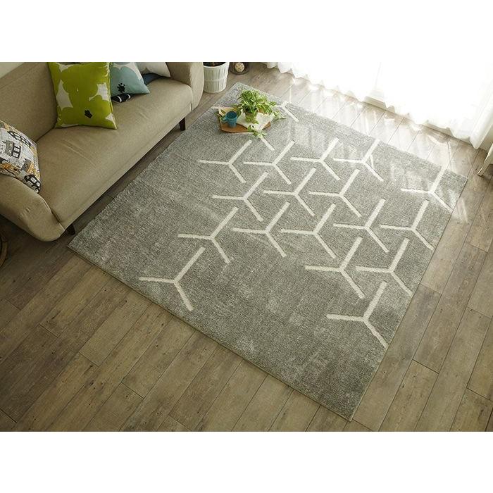 ラグ ラグマット カーペット 洗える 北欧 おしゃれ 3畳 190×240cm 長方形 厚手 防音 ウレタン 抗菌 消臭 オールシーズン 床暖房対応 / テトラ_11