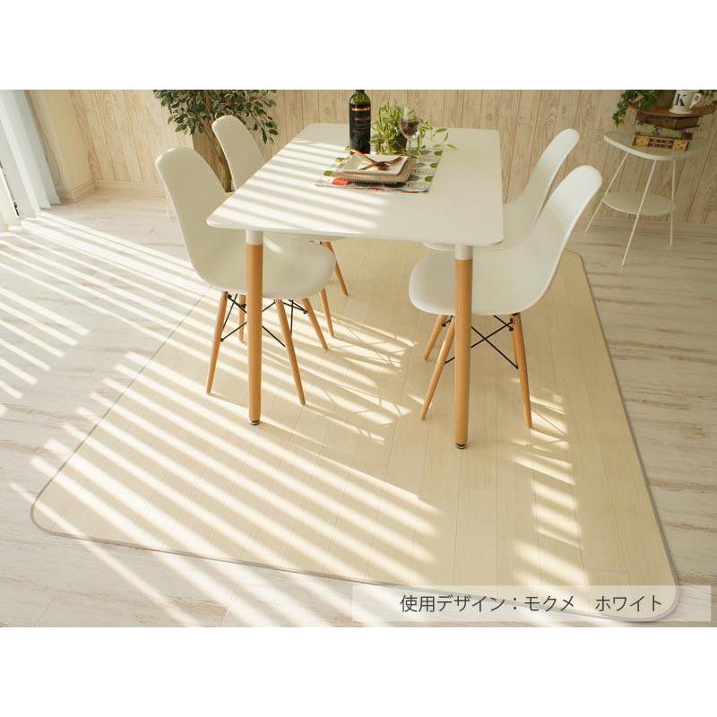 グラムスタイル ダイニングラグ 182×182 撥水 抗菌 床暖房対応