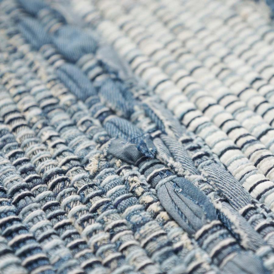 グラムスタイル デニム ラグ カーペット 1畳 90×150 西海岸 オルテガ