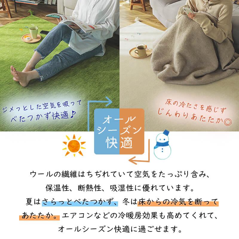 グラムスタイル ギャベ ギャッベ ラグ 絨毯 1.5畳 手織り ギャベ絨毯