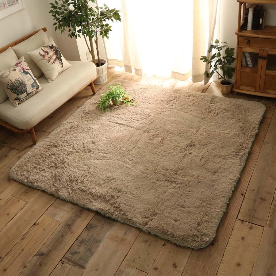 グラムスタイル ラグ シャギーラグ ラグマット 洗える 厚手 極厚 防音