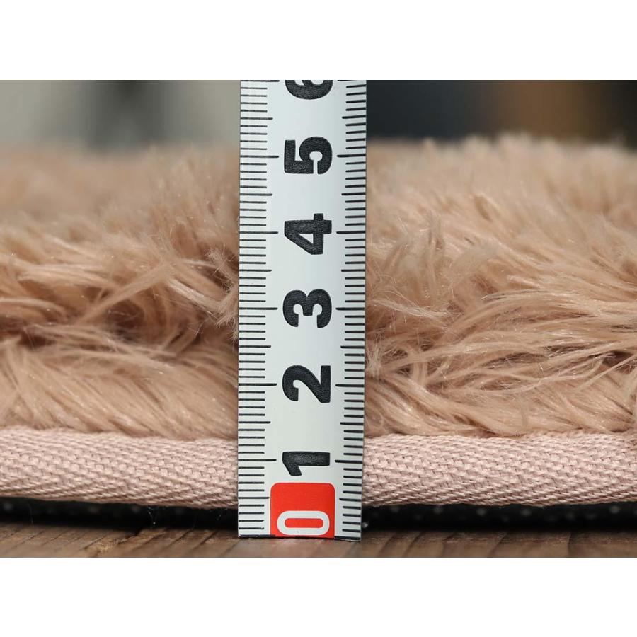 ラグ シャギーラグ ラグマット 洗える 厚手 極厚 防音 円形 190 おしゃれ 北欧 滑り止め付き 床暖房対応 マイクロファイバー / エアリープラス | グラムスタイル | 14