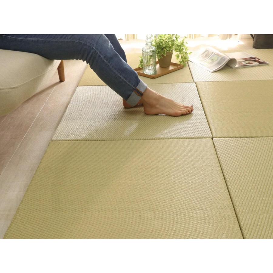 ハーフ畳 HAGiHARA（萩原） 畳 置き畳 ユニット畳 PP 82×82×2.5cm 同色12枚