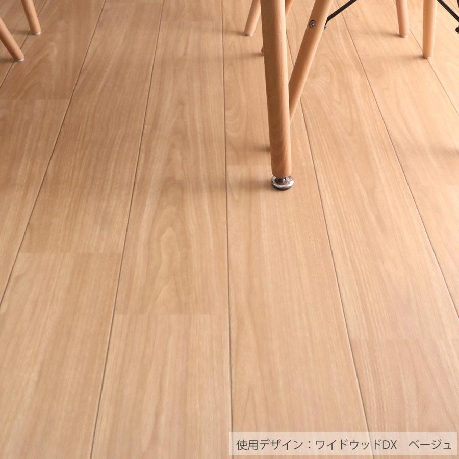ラスティックオーク 防水抗菌ラグ 182×260cm ダイニングラグ 撥水 木目 約182cm×182cm ラスティックオーク・オーク