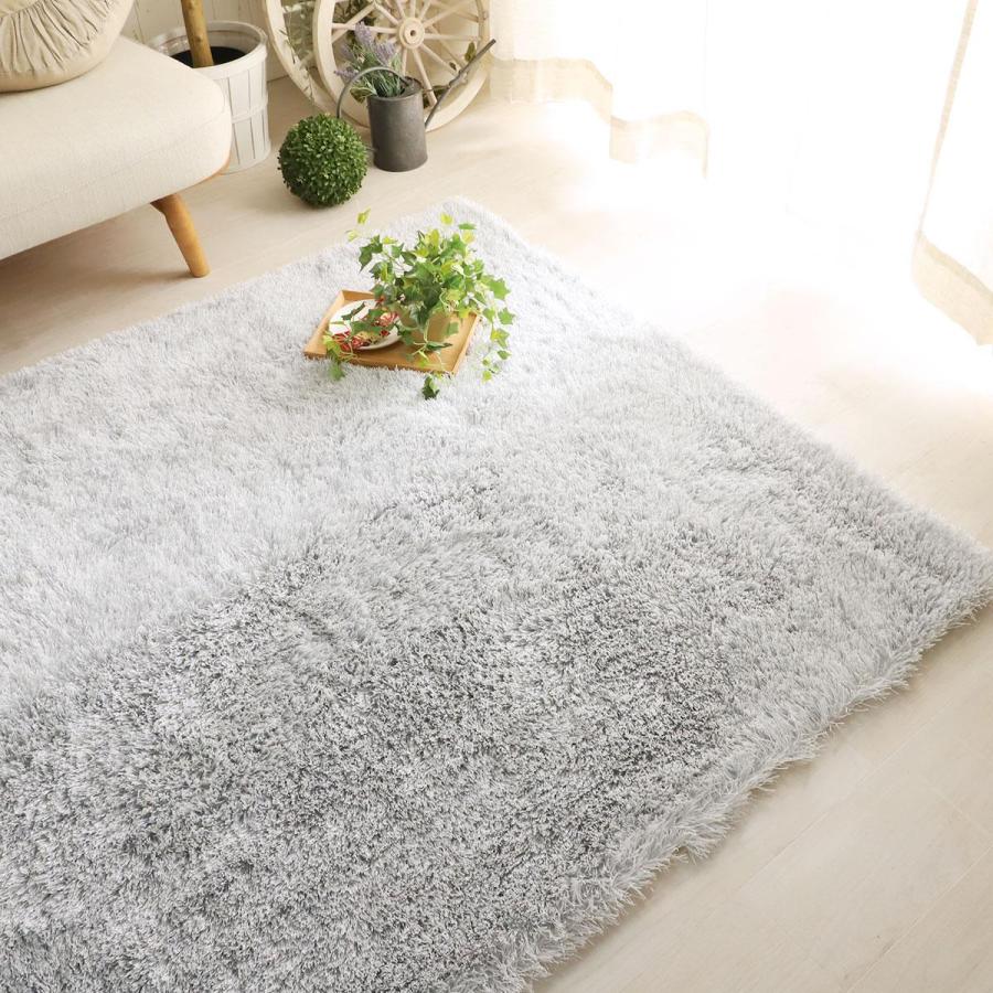 グラムスタイル ラグ ラグマット おしゃれ 1.5畳 長方形 高級 ふわふわ