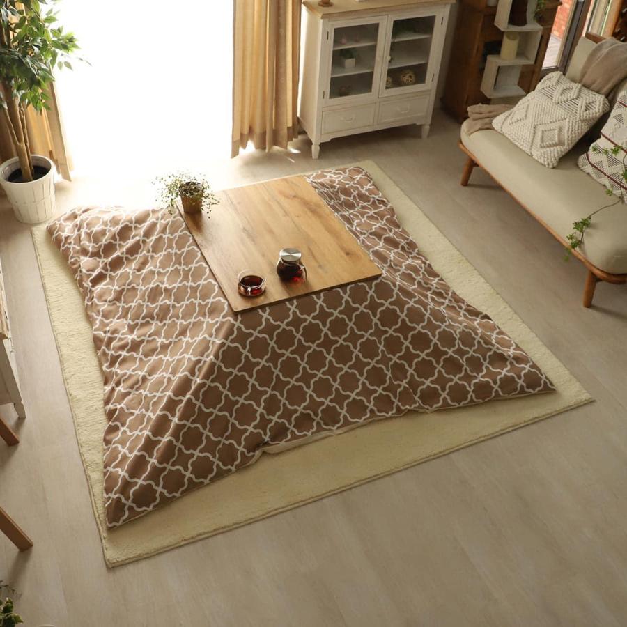 グラムスタイル こたつ布団カバー 正方形 おしゃれ 北欧 洗える 綿100