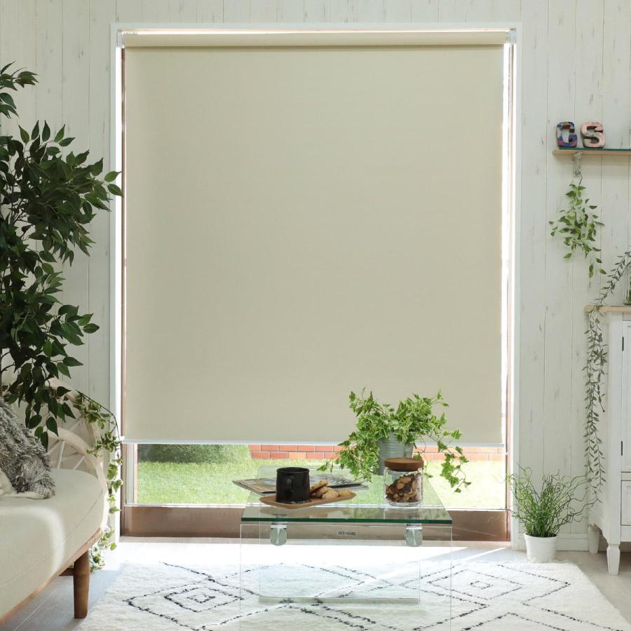 グラムスタイル ロールスクリーン ロールカーテン 遮光 突っ張り式