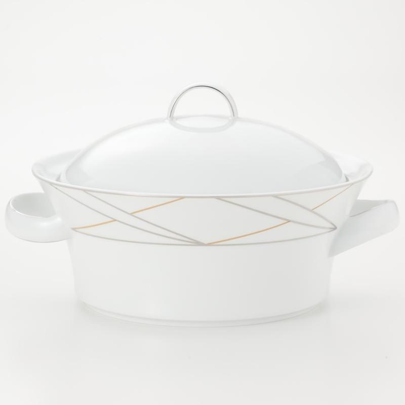 Koniglich Tettau - チュリーン Koeniglich Tettau（Jade silk） ＦＲＧ製 キッチン、日用品、文具-食器、グラス、カトラリー