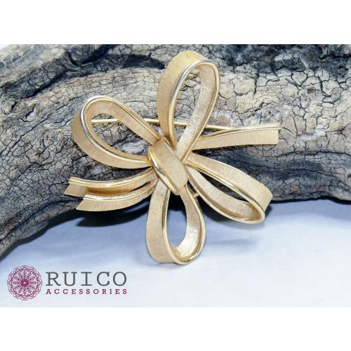 TRIFARI トリファリ ブローチ リボン アンティーク TRIFARI トリファリ ブローチ ビンテージ