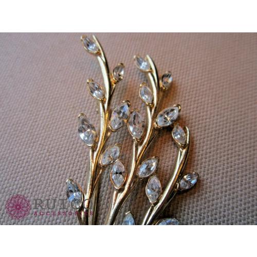 【値下げ・名盤】 TRIFARI トリファリ ブローチ ラインストーン アンティーク 【1729084862】(10205円)