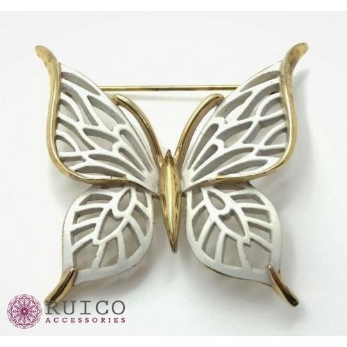 TRIFARI トリファリ ブローチ 蝶 アンティーク