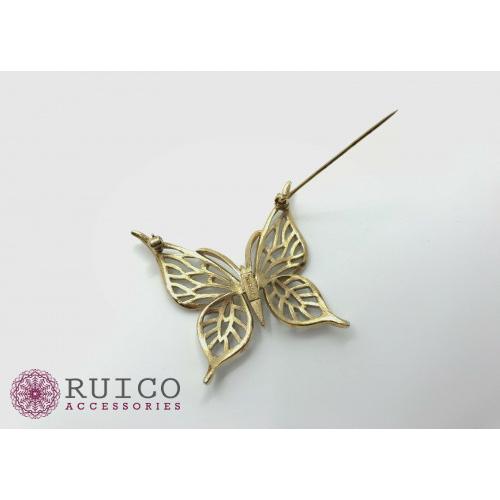 TRIFARI トリファリ ブローチ 蝶 アンティーク TRIFARI トリファリ ブローチ ビンテージ