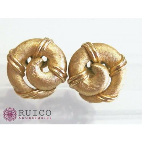 TRIFARI トリファリ イヤリング ピアス ゴールド アンティーク TRIFARI トリファリ イヤリング ピアス ビンテージ