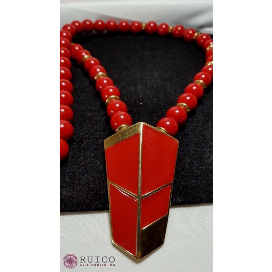 TRIFARI トリファリ ネックレス エナメル アンティーク TRIFARI トリファリ ネックレス ビンテージ