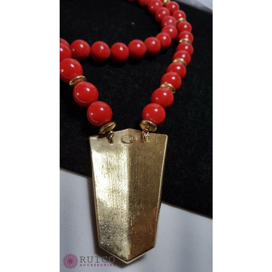 TRIFARI トリファリ ネックレス エナメル アンティーク TRIFARI トリファリ ネックレス ビンテージ