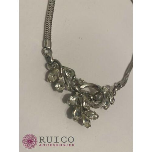 TRIFARI トリファリ ネックレス シルバー アンティーク TRIFARI トリファリ ネックレス ビンテージ