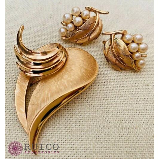 TRIFARI トリファリ イヤリング ピアス ゴールド アンティーク