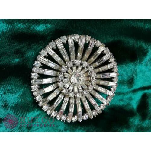 【正規品】 TRIFARI トリファリ ブローチ ラインストーン アンティーク 【2092477433】(12350円)