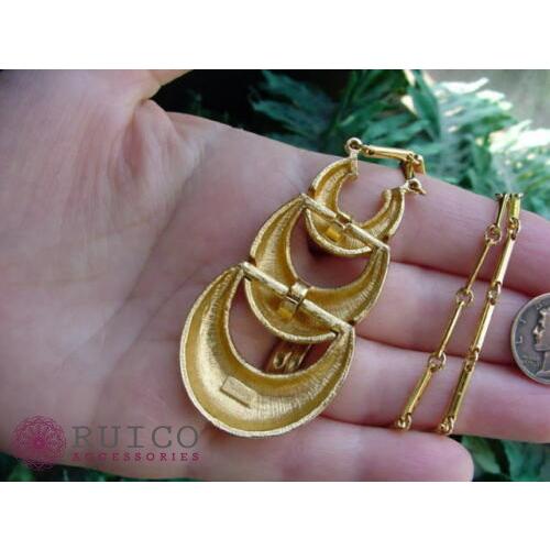 TRIFARI トリファリ ネックレス ゴールド アンティーク TRIFARI トリファリ ネックレス ビンテージ