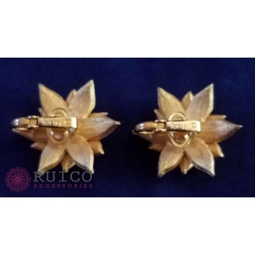 TRIFARI トリファリ イヤリング ピアス ゴールド アンティーク TRIFARI トリファリ イヤリング ピアス ビンテージ