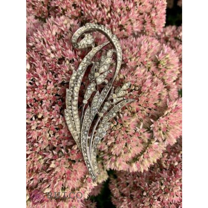 完動品 TRIFARI トリファリ ブローチ ラインストーン アンティーク 【Y5719966707】(20631円)