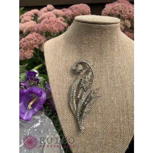 完動品 TRIFARI トリファリ ブローチ ラインストーン アンティーク 【Y5719966707】(20631円)