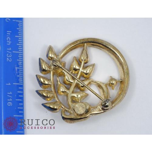 【数量限定アウトレット品】 TRIFARI トリファリ ブローチ ラインストーン アンティーク 【X1745117807】(10300円)