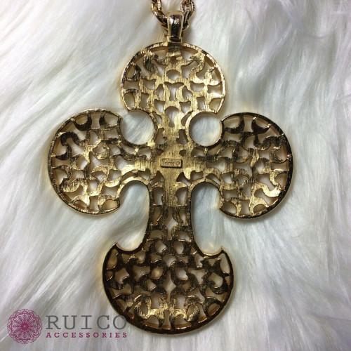 TRIFARI トリファリ ネックレス ゴールド アンティーク TRIFARI トリファリ ネックレス ビンテージ