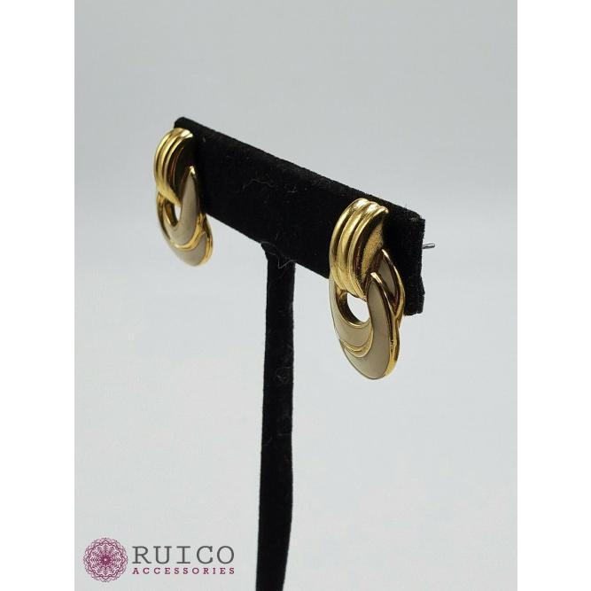 TRIFARI トリファリ イヤリング ピアス ゴールド アンティーク TRIFARI トリファリ イヤリング ピアス ビンテージ