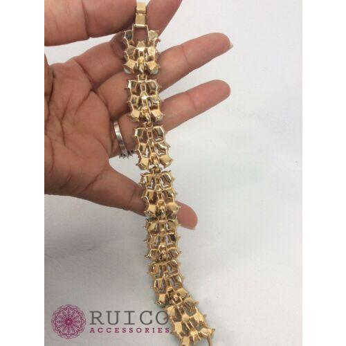 TRIFARI トリファリ ブレスレット ゴールド アンティーク TRIFARI トリファリ ブレスレット ビンテージ