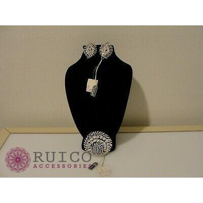 TRIFARI トリファリ ブローチ ラインストーン アンティーク