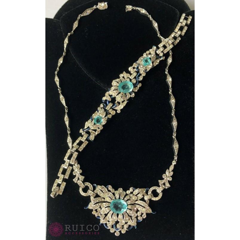 TRIFARI トリファリ ネックレス エナメル アンティーク