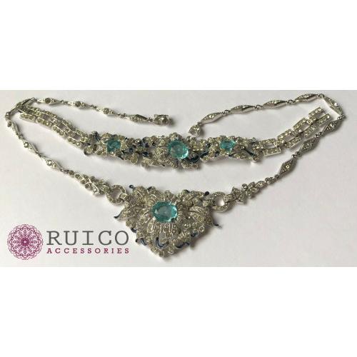 お買い得！ TRIFARI トリファリ ネックレス エナメル アンティーク 【S3138030780】(113184円)