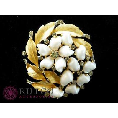 【通常品】 TRIFARI トリファリ ブローチ ラインストーン アンティーク 【1750831876】(63150円)