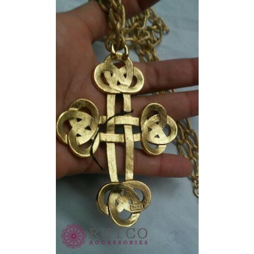 TRIFARI トリファリ ネックレス ゴールド アンティーク TRIFARI トリファリ ネックレス ビンテージ