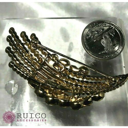 TRIFARI トリファリ ブローチ ラインストーン アンティーク TRIFARI トリファリ ブローチ ビンテージ